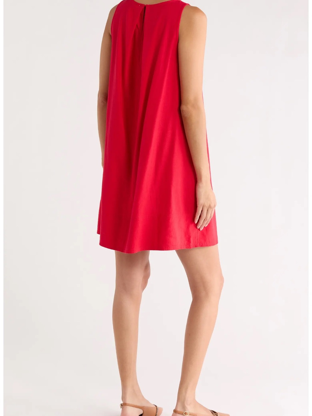 Madewell Red Sleeveless Mini Dress - Picture 2 of 3